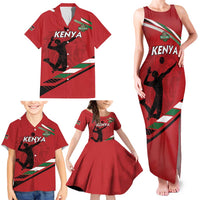 Custom Kenya Volleyball Family Matching Tank Maxi Dress and Hawaiian Shirt We Are Champions