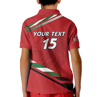 Custom Kenya Volleyball Kid Polo Shirt We Are Champions