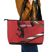 Custom Kenya Volleyball Leather Tote Bag We Are Champions