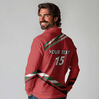 Custom Kenya Volleyball Long Sleeve Polo Shirt We Are Champions