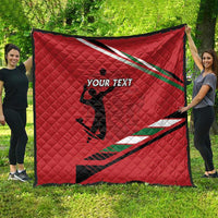 Custom Kenya Volleyball Quilt We Are Champions