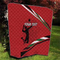 Custom Kenya Volleyball Quilt We Are Champions
