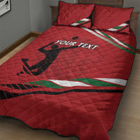 Custom Kenya Volleyball Quilt Bed Set We Are Champions