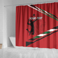 Custom Kenya Volleyball Shower Curtain We Are Champions