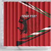 Custom Kenya Volleyball Shower Curtain We Are Champions