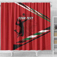 Custom Kenya Volleyball Shower Curtain We Are Champions
