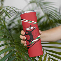 Custom Kenya Volleyball Skinny Tumbler We Are Champions