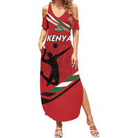 Custom Kenya Volleyball Summer Maxi Dress We Are Champions