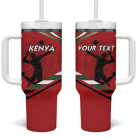 Custom Kenya Volleyball Tumbler With Handle We Are Champions