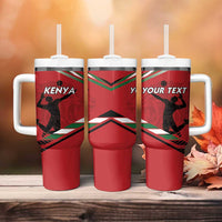 Custom Kenya Volleyball Tumbler With Handle We Are Champions
