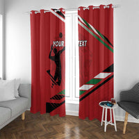 Custom Kenya Volleyball Window Curtain We Are Champions