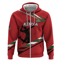 Custom Kenya Volleyball Zip Hoodie We Are Champions