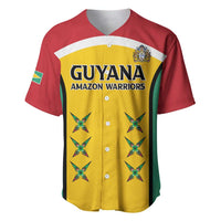 Custom Guyana Cricket Baseball Jersey Come On Amazon Warriors
