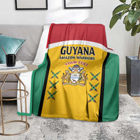 Custom Guyana Cricket Blanket Come On Amazon Warriors