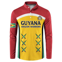 Custom Guyana Cricket Button Sweatshirt Come On Amazon Warriors