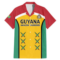 Custom Guyana Cricket Family Matching Mermaid Dress and Hawaiian Shirt Come On Amazon Warriors