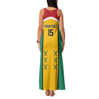 Custom Guyana Cricket Family Matching Tank Maxi Dress and Hawaiian Shirt Come On Amazon Warriors