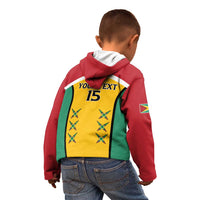 Custom Guyana Cricket Kid Hoodie Come On Amazon Warriors