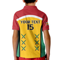 Custom Guyana Cricket Kid Polo Shirt Come On Amazon Warriors