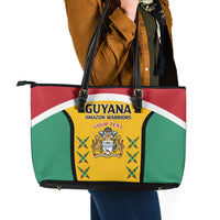 Custom Guyana Cricket Leather Tote Bag Come On Amazon Warriors