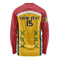 Custom Guyana Cricket Long Sleeve Shirt Come On Amazon Warriors