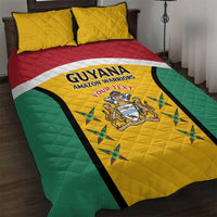 Custom Guyana Cricket Quilt Bed Set Come On Amazon Warriors