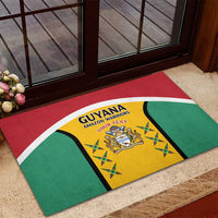 Custom Guyana Cricket Rubber Doormat Come On Amazon Warriors
