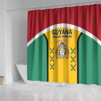 Custom Guyana Cricket Shower Curtain Come On Amazon Warriors