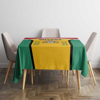Custom Guyana Cricket Tablecloth Come On Amazon Warriors