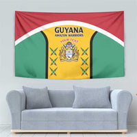 Custom Guyana Cricket Tapestry Come On Amazon Warriors