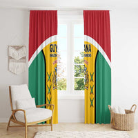 Custom Guyana Cricket Window Curtain Come On Amazon Warriors