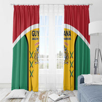 Custom Guyana Cricket Window Curtain Come On Amazon Warriors