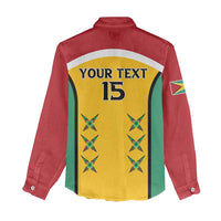 Custom Guyana Cricket Women Casual Shirt Come On Amazon Warriors