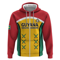Custom Guyana Cricket Zip Hoodie Come On Amazon Warriors