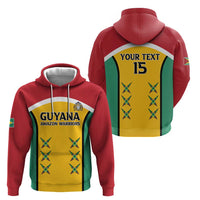 Custom Guyana Cricket Zip Hoodie Come On Amazon Warriors