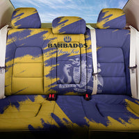 Custom Barbados Royals Cricket Back Car Seat Cover Coat Of Arms Flag Style
