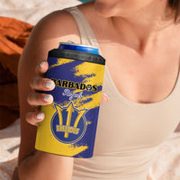 Custom Barbados Royals Cricket 4 in 1 Can Cooler Tumbler Coat Of Arms Flag Style