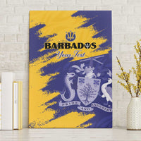 Custom Barbados Royals Cricket Canvas Wall Art Coat Of Arms Flag Style
