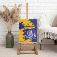 Custom Barbados Royals Cricket Canvas Wall Art Coat Of Arms Flag Style