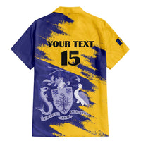 Custom Barbados Royals Cricket Family Matching Mermaid Dress and Hawaiian Shirt Coat Of Arms Flag Style