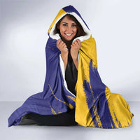 Custom Barbados Royals Cricket Hooded Blanket Coat Of Arms Flag Style