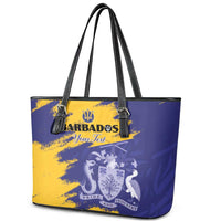 Custom Barbados Royals Cricket Leather Tote Bag Coat Of Arms Flag Style