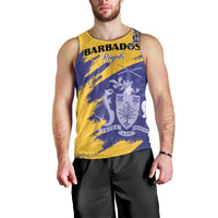 Custom Barbados Royals Cricket Men Tank Top Coat Of Arms Flag Style