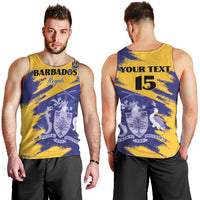 Custom Barbados Royals Cricket Men Tank Top Coat Of Arms Flag Style