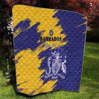 Custom Barbados Royals Cricket Quilt Coat Of Arms Flag Style