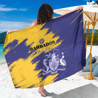 Custom Barbados Royals Cricket Sarong Coat Of Arms Flag Style