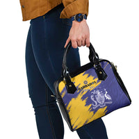Custom Barbados Royals Cricket Shoulder Handbag Coat Of Arms Flag Style