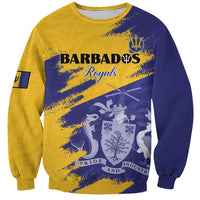 Custom Barbados Royals Cricket Sweatshirt Coat Of Arms Flag Style