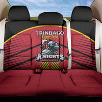 Custom Trinidad and Tobago Cricket Back Car Seat Cover Wave Yuh Flag - Trinbago Strong