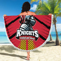 Custom Trinidad and Tobago Cricket Beach Blanket Wave Yuh Flag - Trinbago Strong